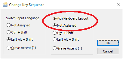 Configuration settings